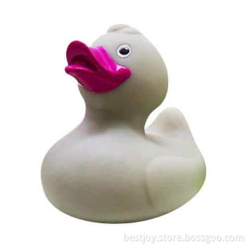 Colorful bath yellow duck, made of PVC, RoHS-marked, bath toy yellow duck for children